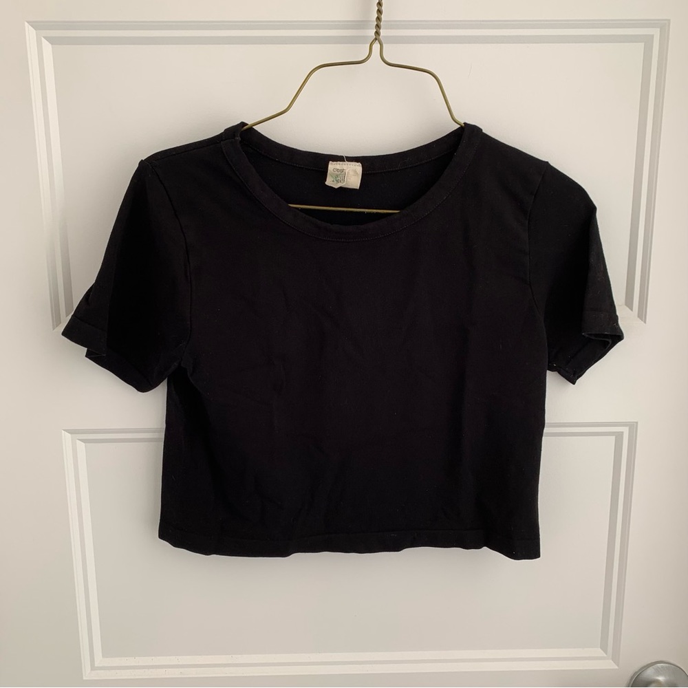 ✨2 for 15$✨Black crop top